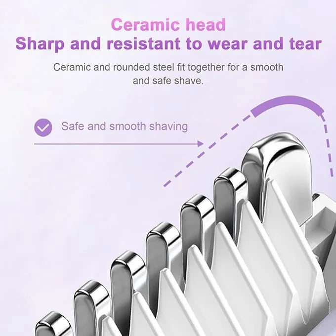 Double Head Electric Shaver – Wet & Dry Waterproof Dual Blade Razor