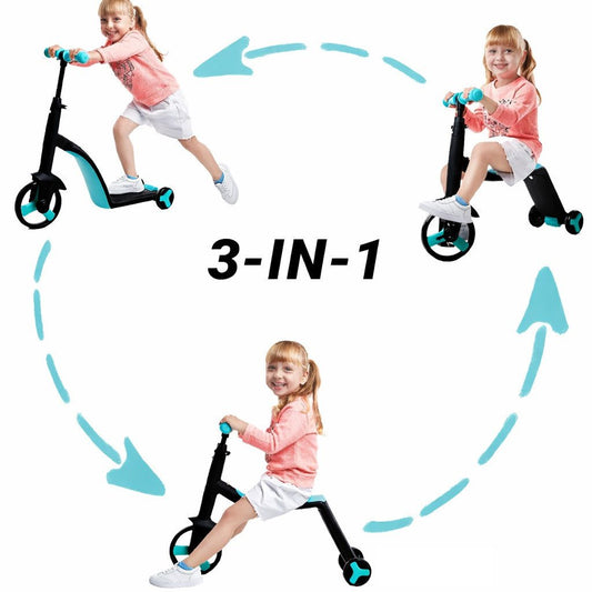 3-in-1 Kids Convertible Scooter
