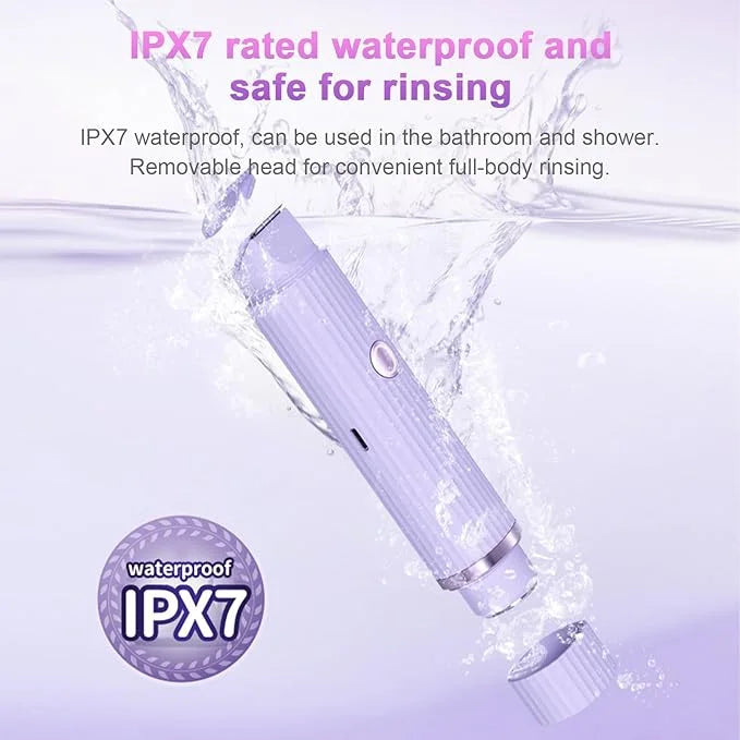 Double Head Electric Shaver – Wet & Dry Waterproof Dual Blade Razor