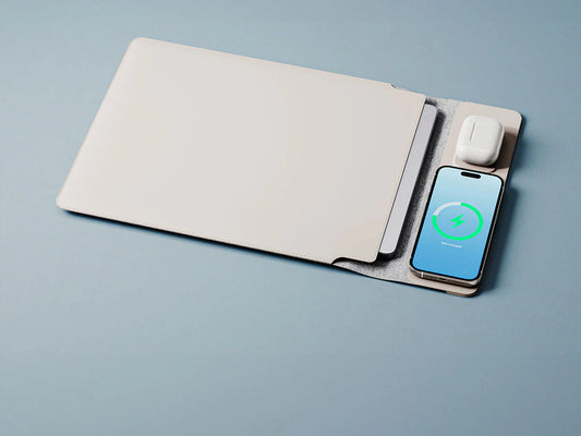 4 in 1 Wiresless Charging Laptop Sleeve
