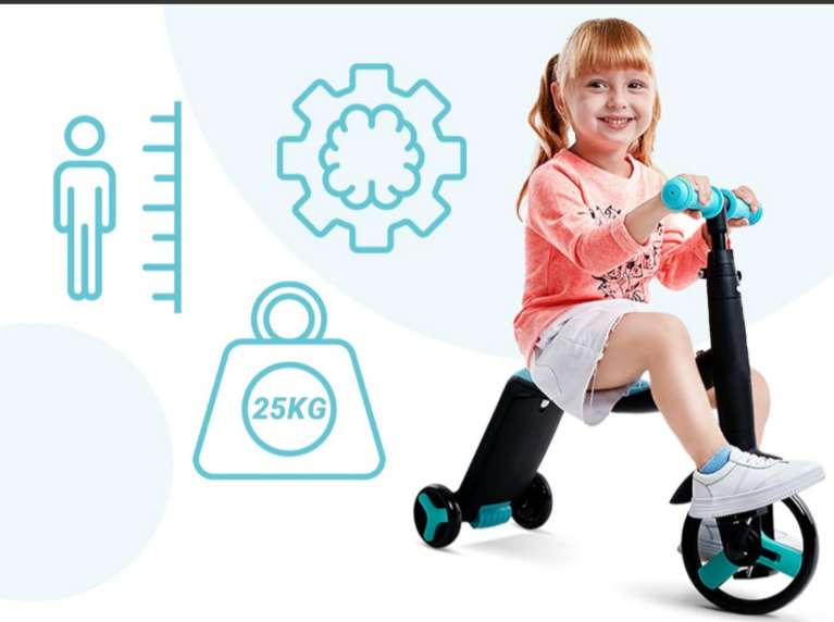 3-in-1 Kids Convertible Scooter