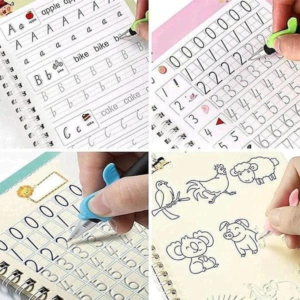 Magic Books (4-Pack) with Pen & Refills
